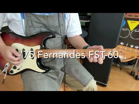 Fernandes FST-60 Burny Custom '75 Vintage MIJ Stratocaster Type Electric Guitar Made in Japan image 20