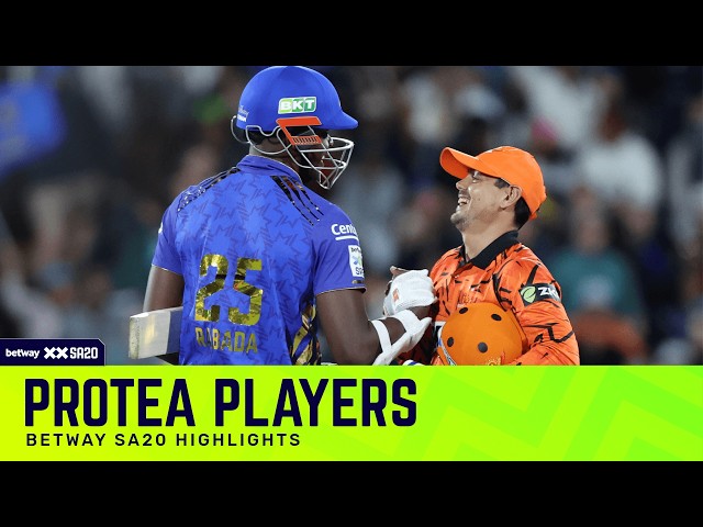 Betway SA20 highlights from our Protea stars Betway SA20 highlights from our Protea stars