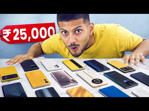 5 Best Smartphones Under ₹25,000 !