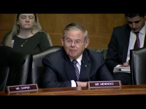 Menendez Issues ‘Friendly Warning’ to Pharma Execs Testifying at Senate Hearing
