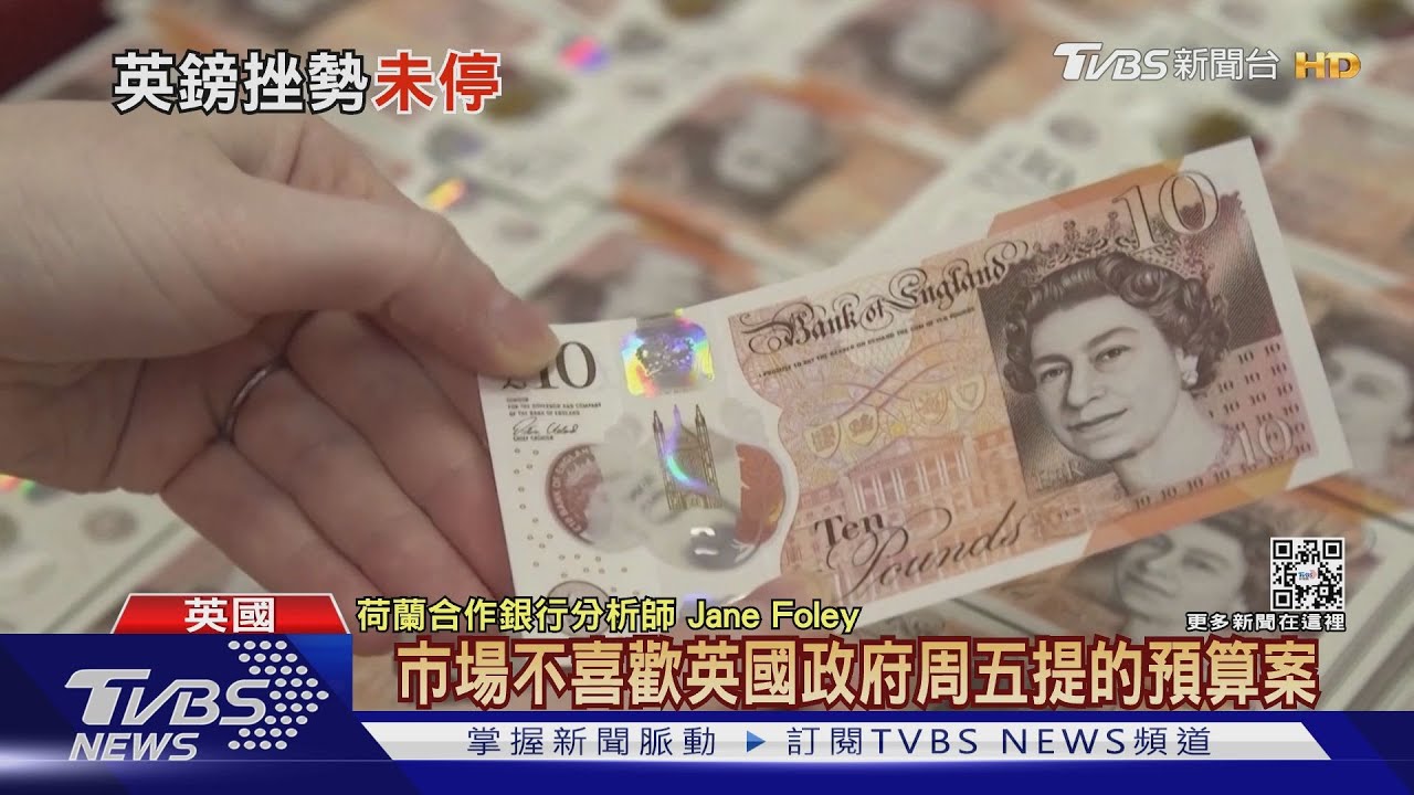 英鎊跌到跟美金同價! 英出招「富人減稅」救經濟
