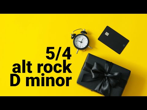 5/4 Dynamic & Progressive Alt Rock in D Minor - 161bpm Backing Track