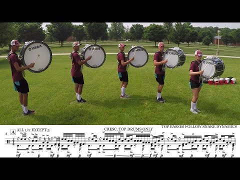 2018 Cadets Basses - LEARN THE MUSIC to "Demonic Thesis"