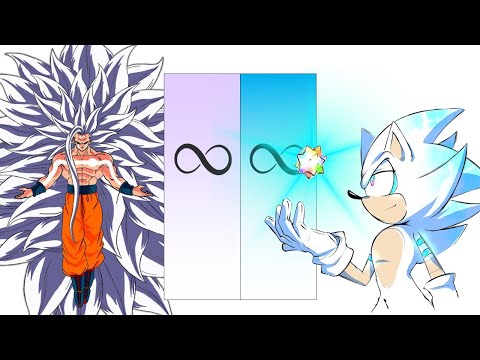 Goku VS Sonic Power Levels