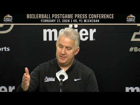 BoilerBall Press Conference | vs. Michigan