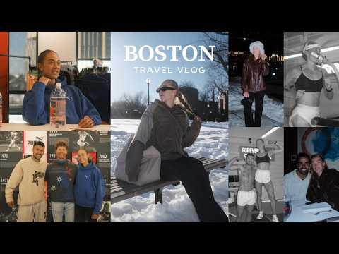 Boston Travel Vlog┃Puma HQ, VO2 Max Test, seeing SNOW & more!