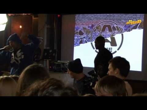 Лигалайз и N'Pans на открытии хип-хоп канала A-One (live)