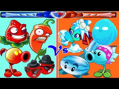 Plants vs. Zombies 2: Team Red Vs Team Green Gameplay 2018