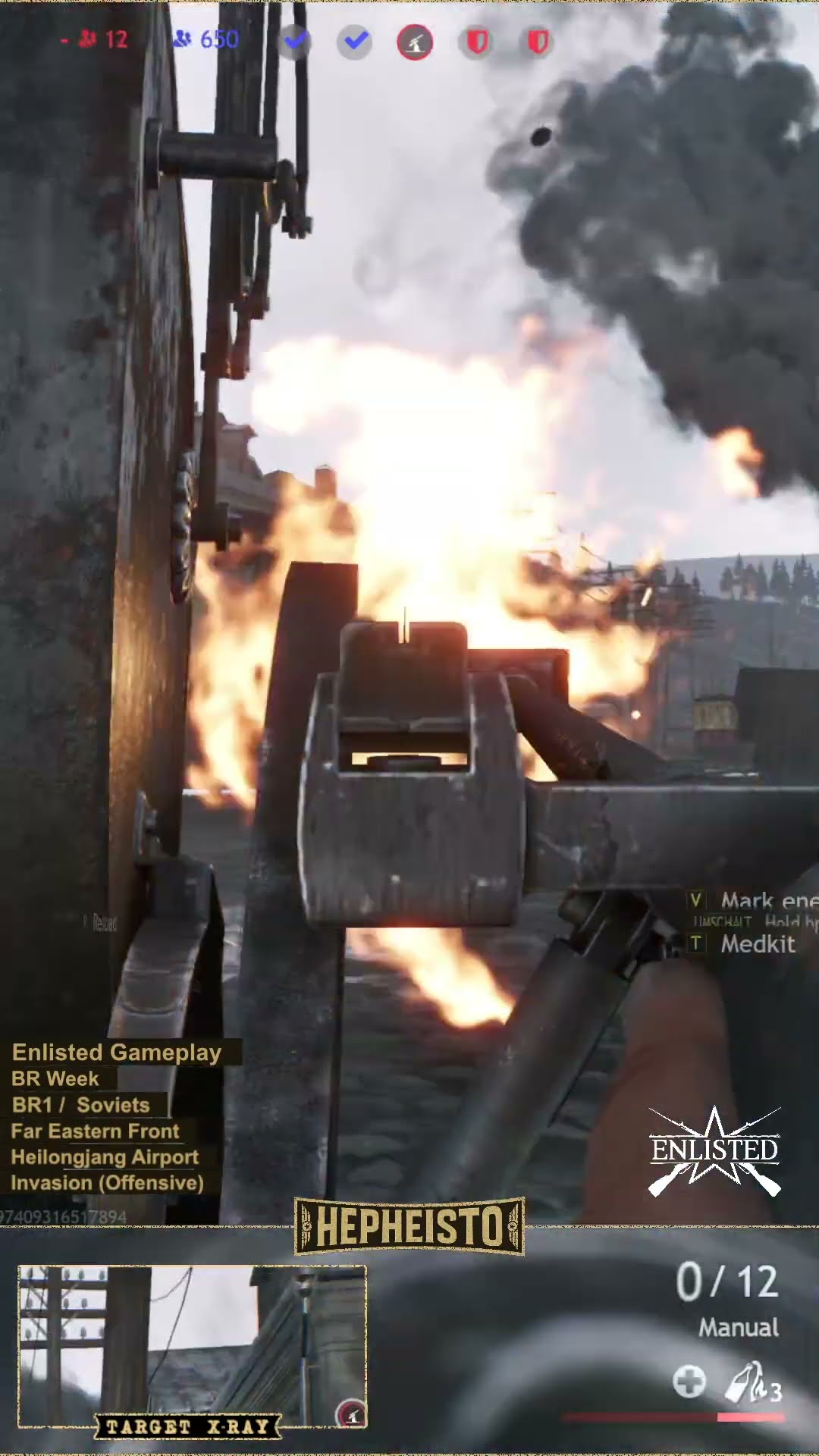 Anti Tank Gunner eliminates Tank Ta-Se with PTRD-41