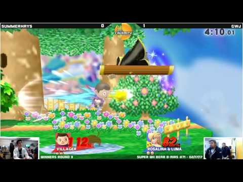 WBB #71  Summerhays Villager vs GWJ Rosalina   Winners Round 3   Smash 4 Singles
