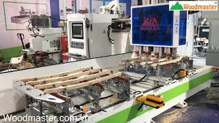 Máy Phay Mộng âm Cnc 4 dao bàn dài giá rẻ nhất