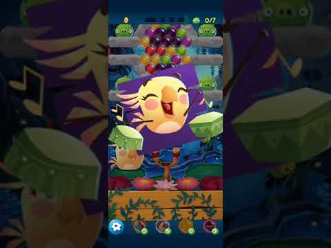 Angry birds pop bubble shooter HARD LEVEL 103 3 STARS NO BOOSTER