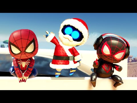 ASTRO BOT Winter Wonder DLC + Spider-Man & Miles Morales Bots!