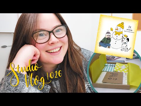 Studio Vlog | 026 : My first ever DTIYS and packing orders