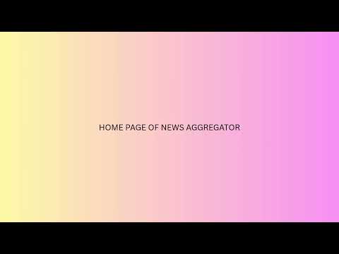 NEWS AGGREGATOR