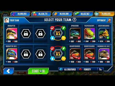 INDORAPTOR VS INDORAPTOR GEN 2 (JURASSIC WORLD).