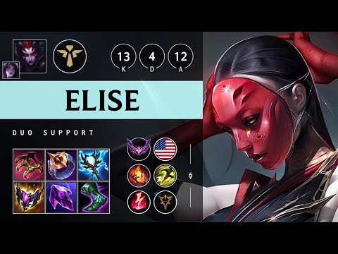 Elise Support vs Pyke: Godlike - NA Master Patch 25.S1.1