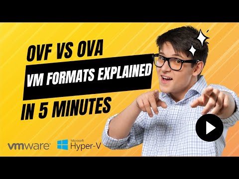 OVF vs. OVA erklärt 🔥 | Virtualisierungs-Image-Formate einfach erklärt (VMware, VirtualBox, Hyper-V)