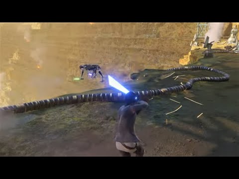 Rey mind tricks tryhard Grievous off the map for the win - Star Wars Battlefront II (Hero Showdown)