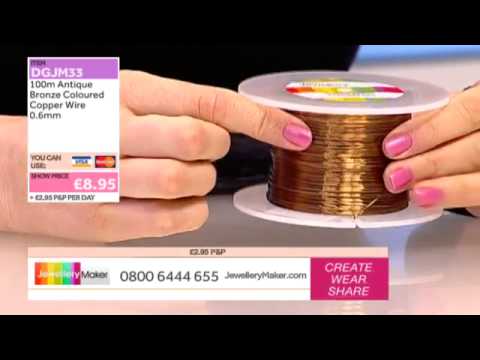 JewelleryMaker LIVE AM 21/01/2014 [How to make Beaded Boutique Jewellery]