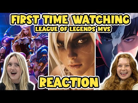 OUR FIRST TIME WATCHING LEAGUE OF LEGENDS MUSIC! | K/DA - POP/STARS + Awaken + GODS