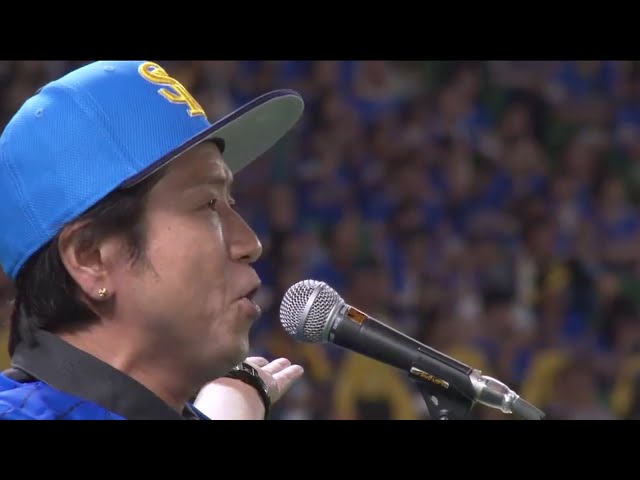 【試合後】藤井フミヤさんが試合後セレモニーで「勝利の空へ」を生披露!! 2016/7/24 H-L