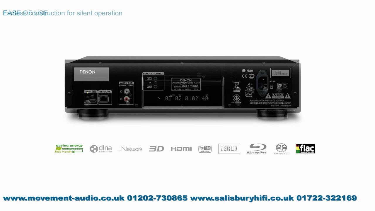 Denon DBT-1713UD Universal Audio/Video Blu Ray Transport from Movement Audio Salisbury (DBT1713UD)