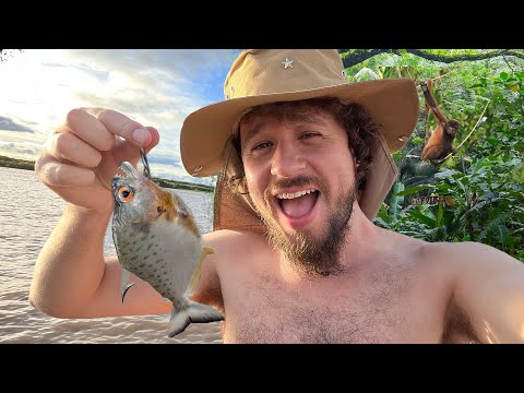 ¿Es peligroso nadar en el AMAZONAS? | Pescando pirañas