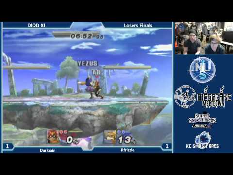 DIOD XI PM 3.5 Singles Losers Finals: Darkrain (Falco, Falcon) Vs. Frizz (Fox)