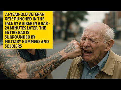 Biker Hits 73-Year-Old Veteran — 20 Minutes Later, Military Hummers Arrive