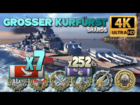Battleship Grosser Kurfürst: 7 ships destroyed - World of Warships