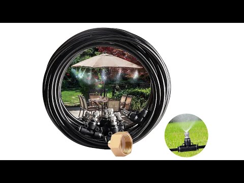 2023 Cairondin Patio Misting System Review from Amazon, DIY Mister System Install