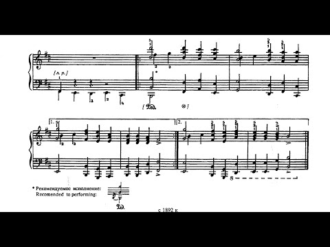 Anatoly Liadov - Chorus or Scherzo