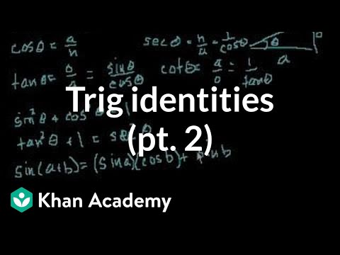 Trigonometric Identities Part 2
