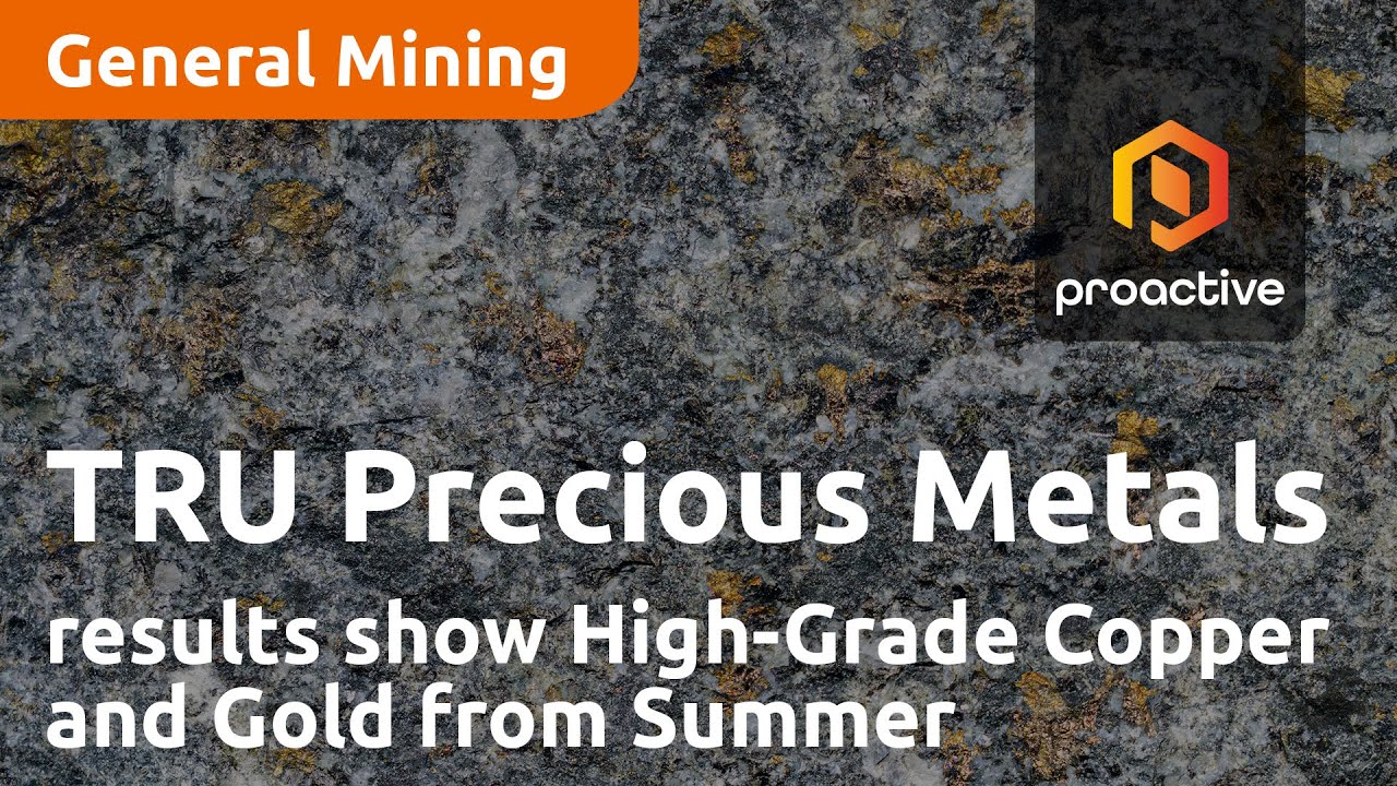 TRU Precious Metals results show High-Grade Copper and Gold from Summer Prospecting at Golden Rose