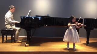 #MaleaEmma (5 years old) playing Minuet No 2 and Happy Farmer (Frohlicher Landmann) on violin
