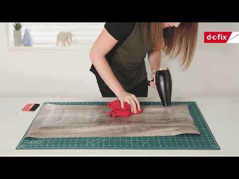 #trashtotreasure how to apply d-c-fix® to kitchen doors with grooves