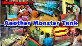 NEW MONSTER TANK IN HOUSE | 5FT AQUARIUM SETUP | MONSTER CICHLID TANK SETUP | CRASHED💥
