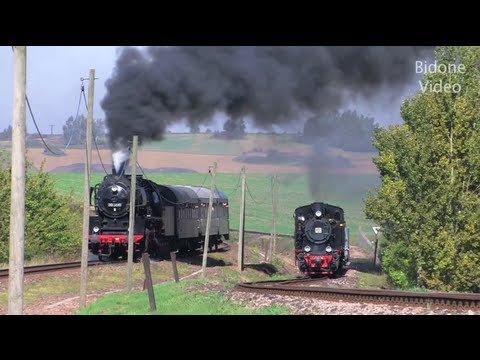 Eisenbahnen zwischen Erzgebirge und Rügen 3/4 Steam Trains - Züge - Dampfloks