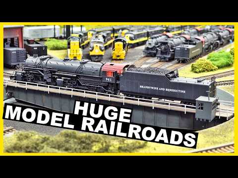 GIANT Model Railroads You Can Visit!