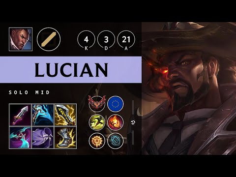 Lucian Mid vs Sylas - EUW Grandmaster Patch 25.11