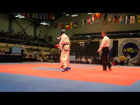 ITF 2011 NZ - USA Senior Female Sparring Middle Weight - 1.MP4