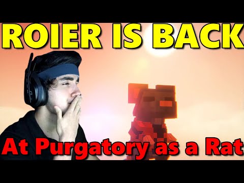 INSANE! Roier Transforms into RAT in Purgatory! Minecraft QSMP