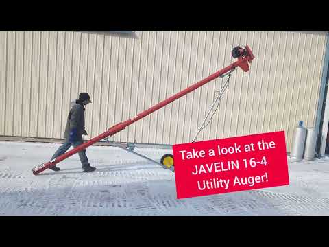 Small Portable Auger - Javelin 16-4 Utility Auger 