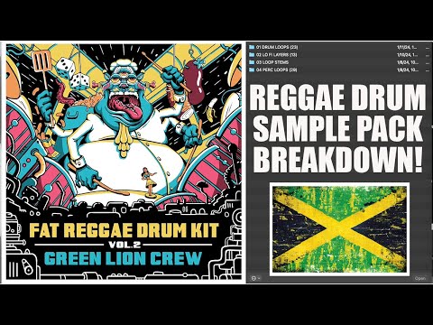 Calling all Music Producers! FAT Reggae Drum Kit Sample Pack Volume 2 Breakdown