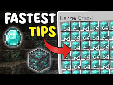 NEW TOP DIAMOND FINDING TIPS For Minecraft Bedrock