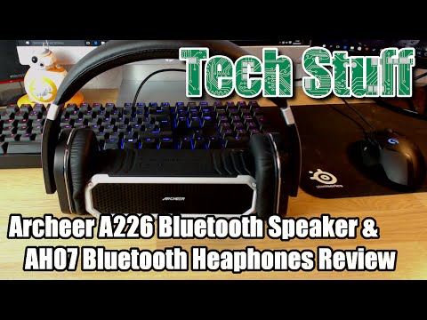 Archeer A226 Bluetooth Speaker & AH07 Bluetooth Heaphones Review