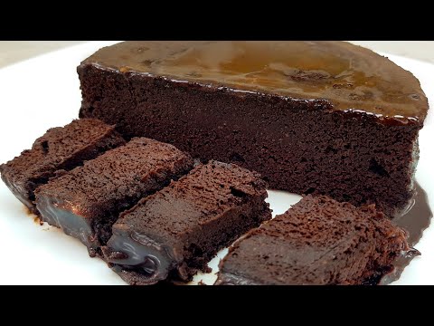 Sugar and flour free! Chocolate cake in 5 minutes preparation #083