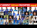 Current All Indian International Cricketer Name Indian Cricket Player Names Timepass Cricket