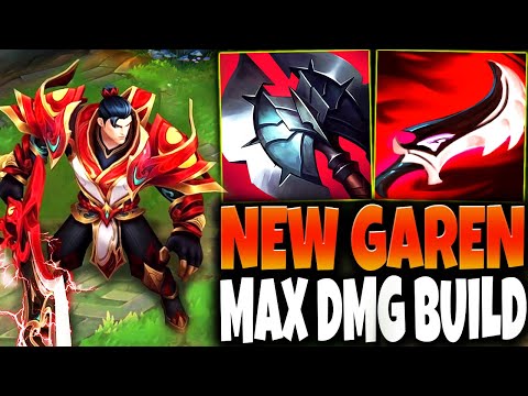 New Duskblade Buffs created this Max True Damage GAREN Build to 1v9 TOP LANE 🔥 - League of Legends